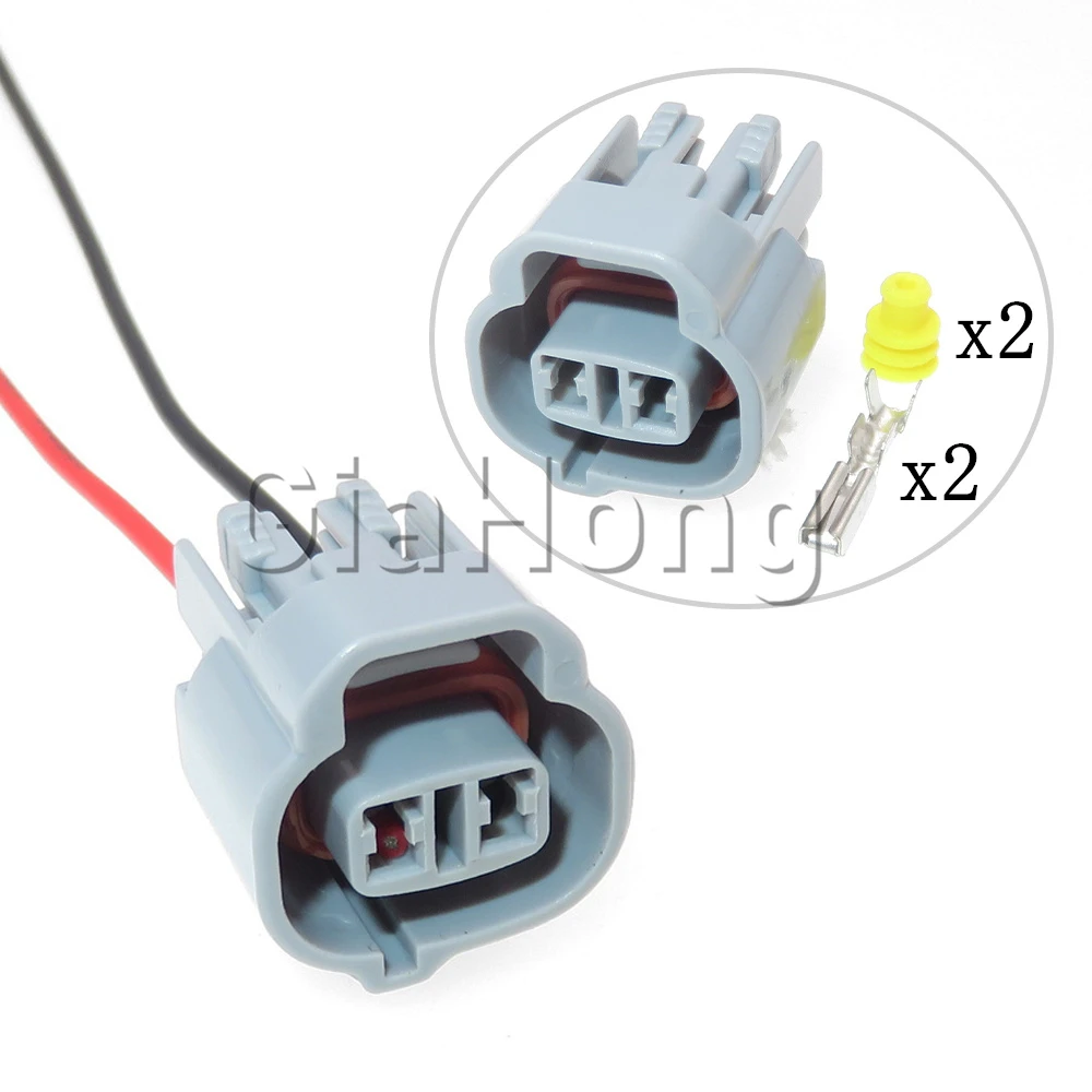 

1 Set 2 Ways Starter Auto Accessories 6189-0031 Car Wire Harness Connector Auto Solenoid Valve Electric Waterproof Socket