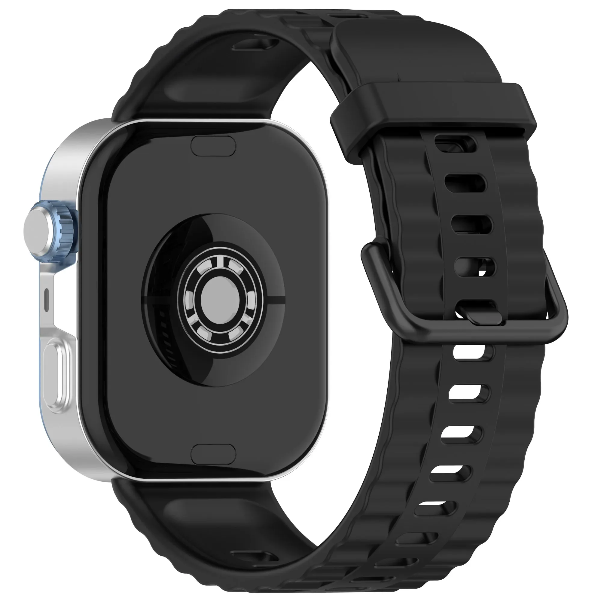 Enhanced Silicone Strap for Sports Smartwatch Replacement Wristband