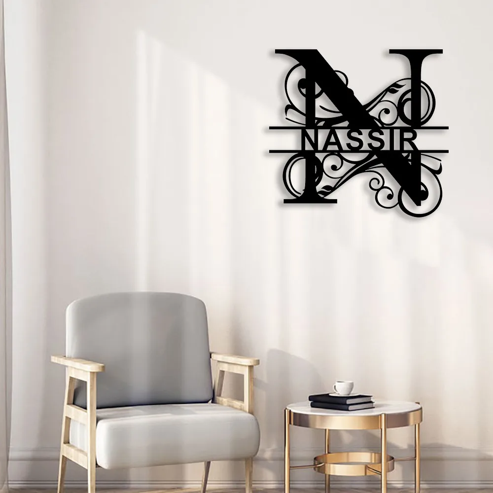 Personalized Monogram Door Decor-N 1 | Personalized Monogram Door Decor-N 22