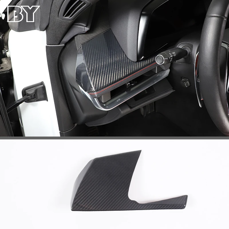

Real Carbon Fiber Car Instrument Panel Side Trim Panel For Chevrolet Corvette C8 Z51 Z06 2020-2023 Accessories