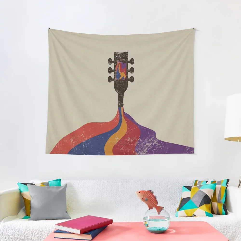 

Guitar Half Full of Wine Tapestry Room Decoration Accessories Things To Decorate The Room Room Decorator Tapestry