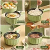 2L Smart Electric Pot Multifunctional Electric Cooking Pot Non-stick Frying Pan Dormitory Electric Hot Pot One-button Operation 3