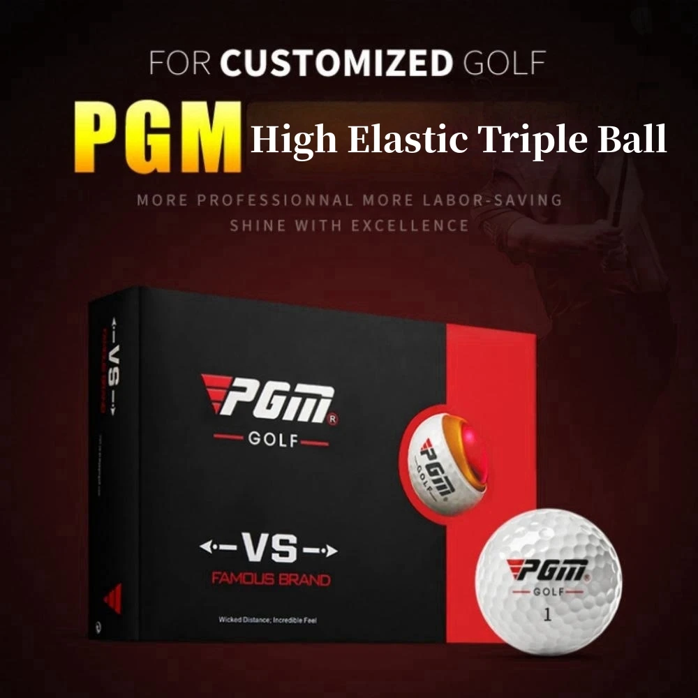 

Оригинальный PGM мяч для гольфа, трехслойный подходящий мяч, Подарочная коробка, стандартный мяч для гольфа, набор из 3 предметов, для игр, мяч для гольфа, спортивное оборудование