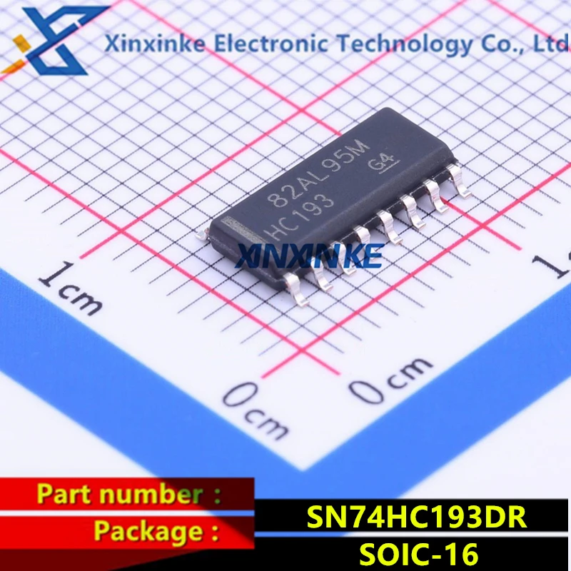 

SN74HC193DR SOIC-16 Counter ICs 4-Bit Sync Up/Down Counter ICs Brand New Original