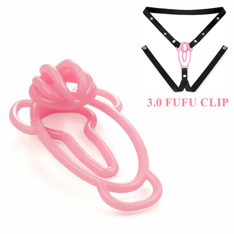 Fufu Clip Sissy Male Chastity Training Device