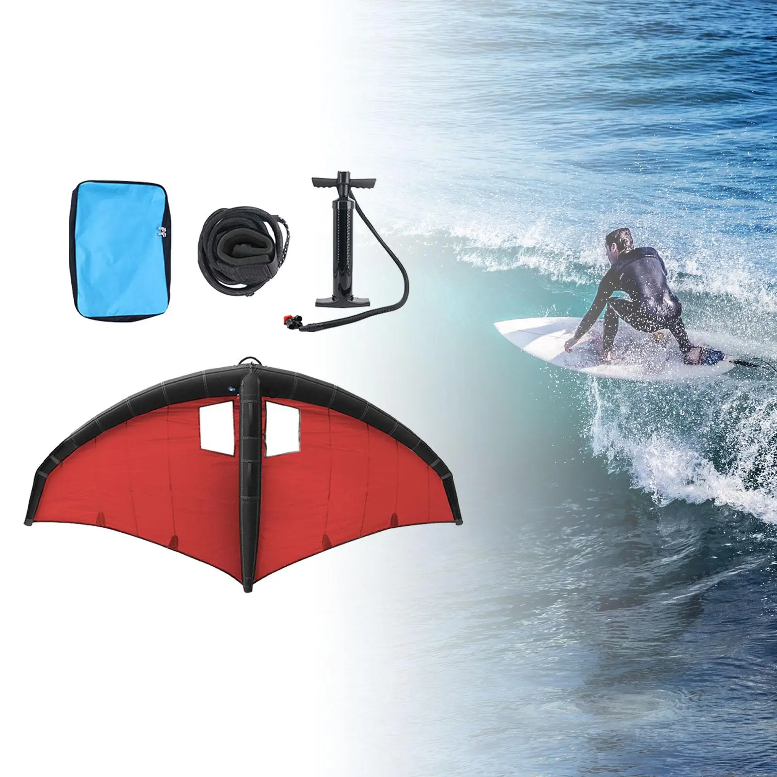 Inflatable Surfing Wing Windsurfing Sail for Water Sports Water Surfing