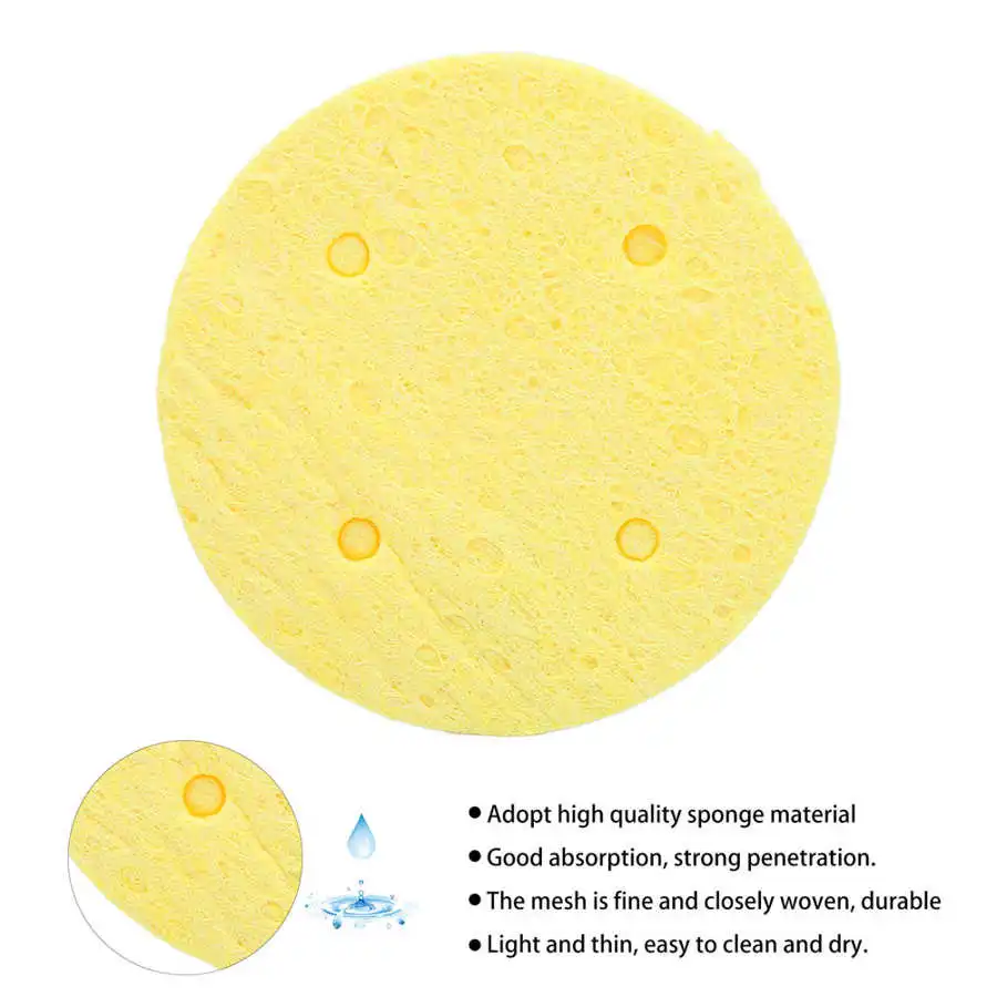 10pcs 60mm EMS Electrodes Conductive Pads Sponge Reusable Replacement for Interference Electrotherapy Instrument TENS Unit Pads