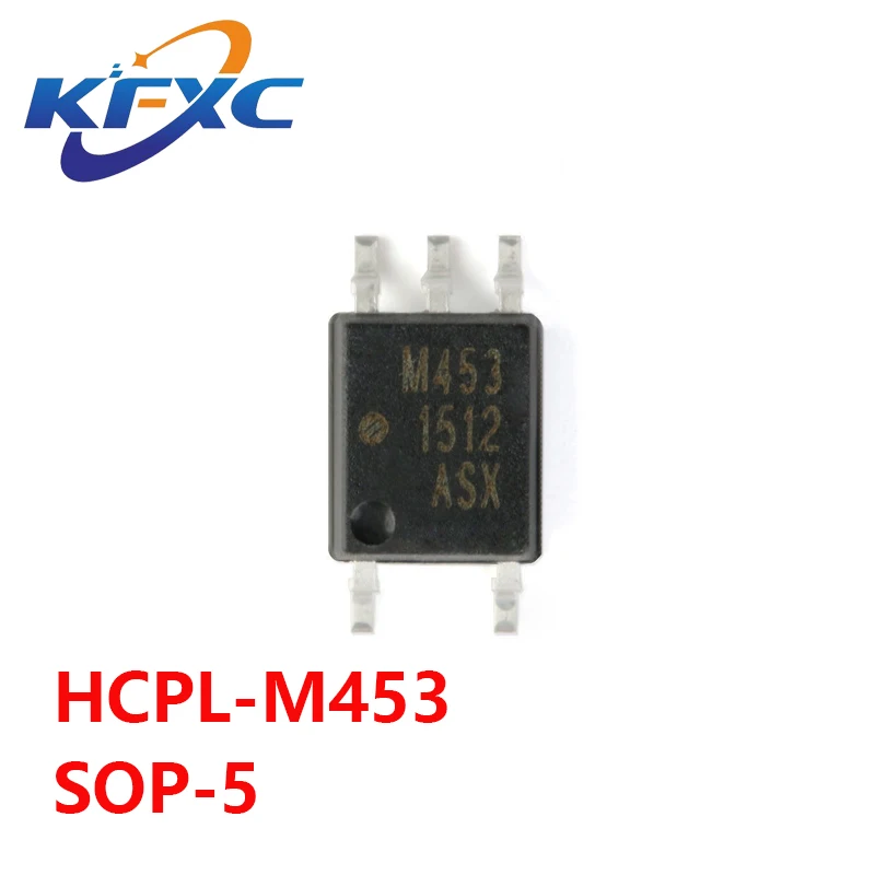 

New imported original HCPL-M453 SOP-5 patch M453 1M high-speed optocoupler ACPL-M453