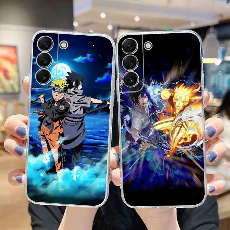 Naruto Sidekick Handy hülle für Samsung Galaxy S22 S21 Ultra S20 S30 Fe S8  S9 S10 5g plus Lite Soft Transparent Cover