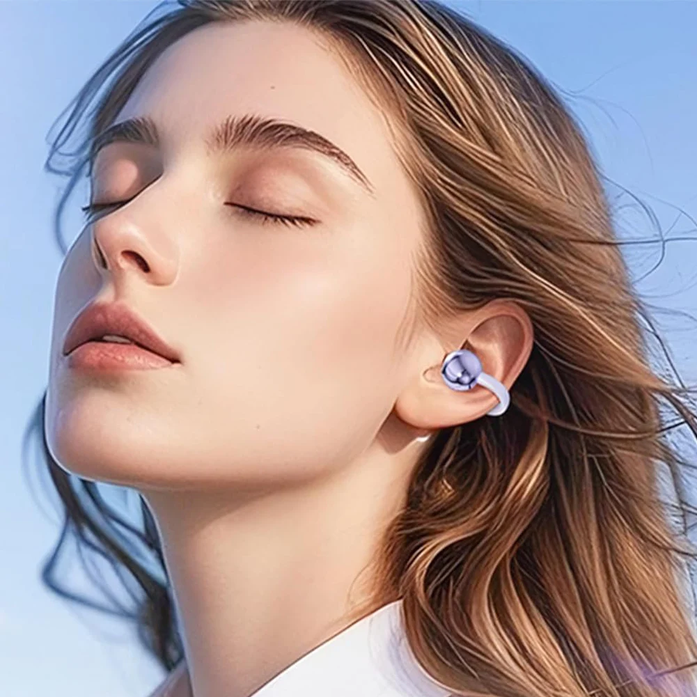 M79 AI Translator Earbuds Language Translation Earphones Real-Time Translation Noise Cancelling BT 5.4 Open Ear Clip Earbuds