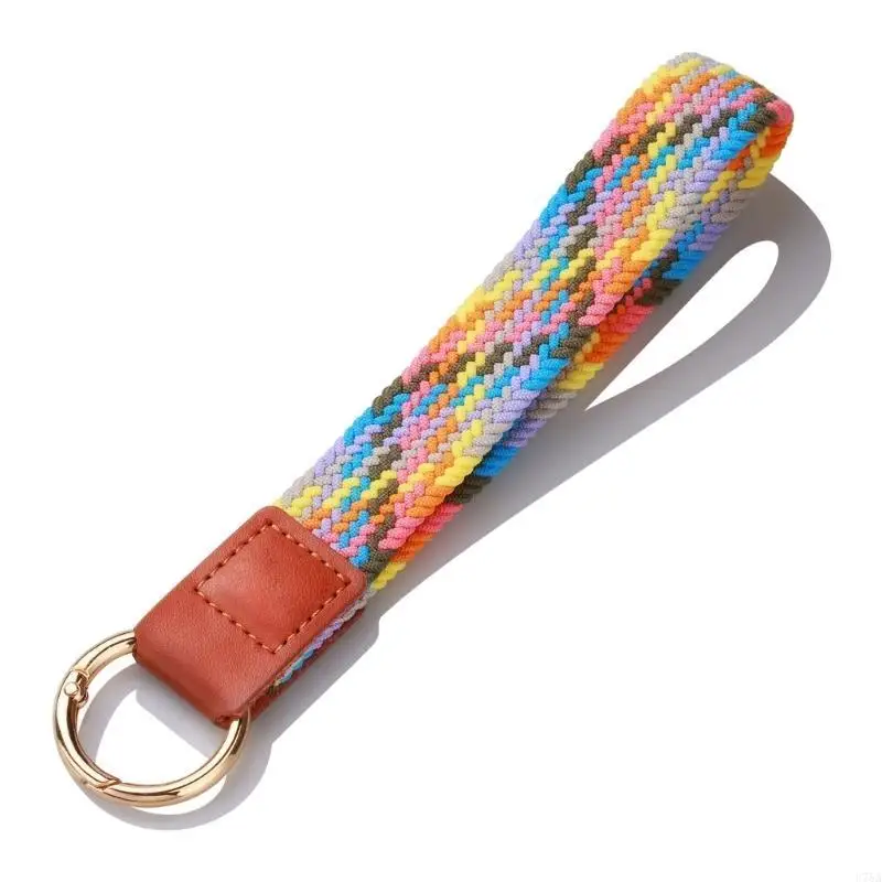 u75a 키 체인 끈 핸드 손목 손목 손목 줄기 스트랩 차량 키, 카메라, 전화, 배지 홀더 용 키 체인 홀더