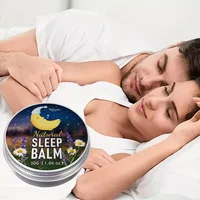Crème de sommeil – Parfum hydratant profond et durable, romarin au lys et au chrysanthème, crème de nuit portable, adaptée pour 3