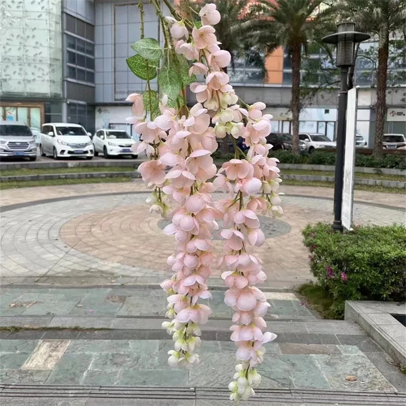 iplusmile Ghirlanda Frutta Artificiale Da Appendere Decorazione Primaverile Per Giardino e Interni Vite Arancio Per Feste Facile Da Mantenere