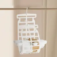 Multifunctional Hanging Pillow Drying Rack Windproof Adjustable Toys Doll Hanger ABS Wardrobe Cushion Storage 2