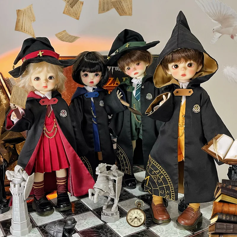 

BJD Baby Dress 1/6 Doll Preppy Magic Robe Clothes Coat