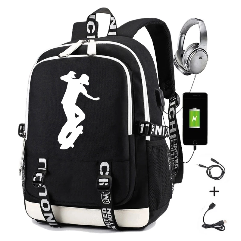 

Extreme Sports Backpack for Men Teenager Students School Bag Print Skateboards Women Rucksacks Functional Laptop Backpack