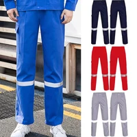 Men's High Visibility Reflective Work Pants