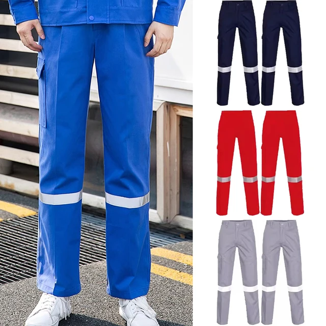 Men's High Visibility Reflective Work Pants