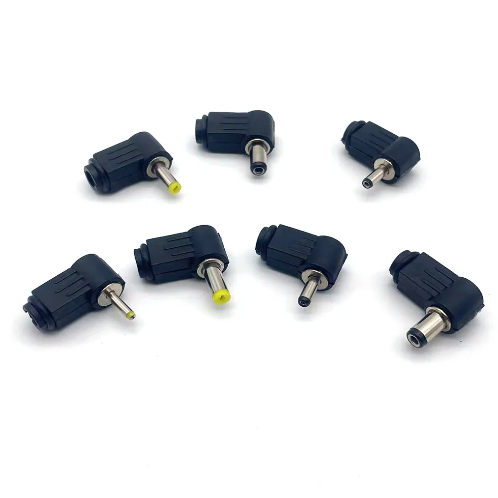 

DC plug 90 degree elbow 5.5*2.1mm DC power plug wiring assembly 5.5*2.5mm welding wire type 4.8x1.7mm 4.0x1.7mm 3.5x1.35mm