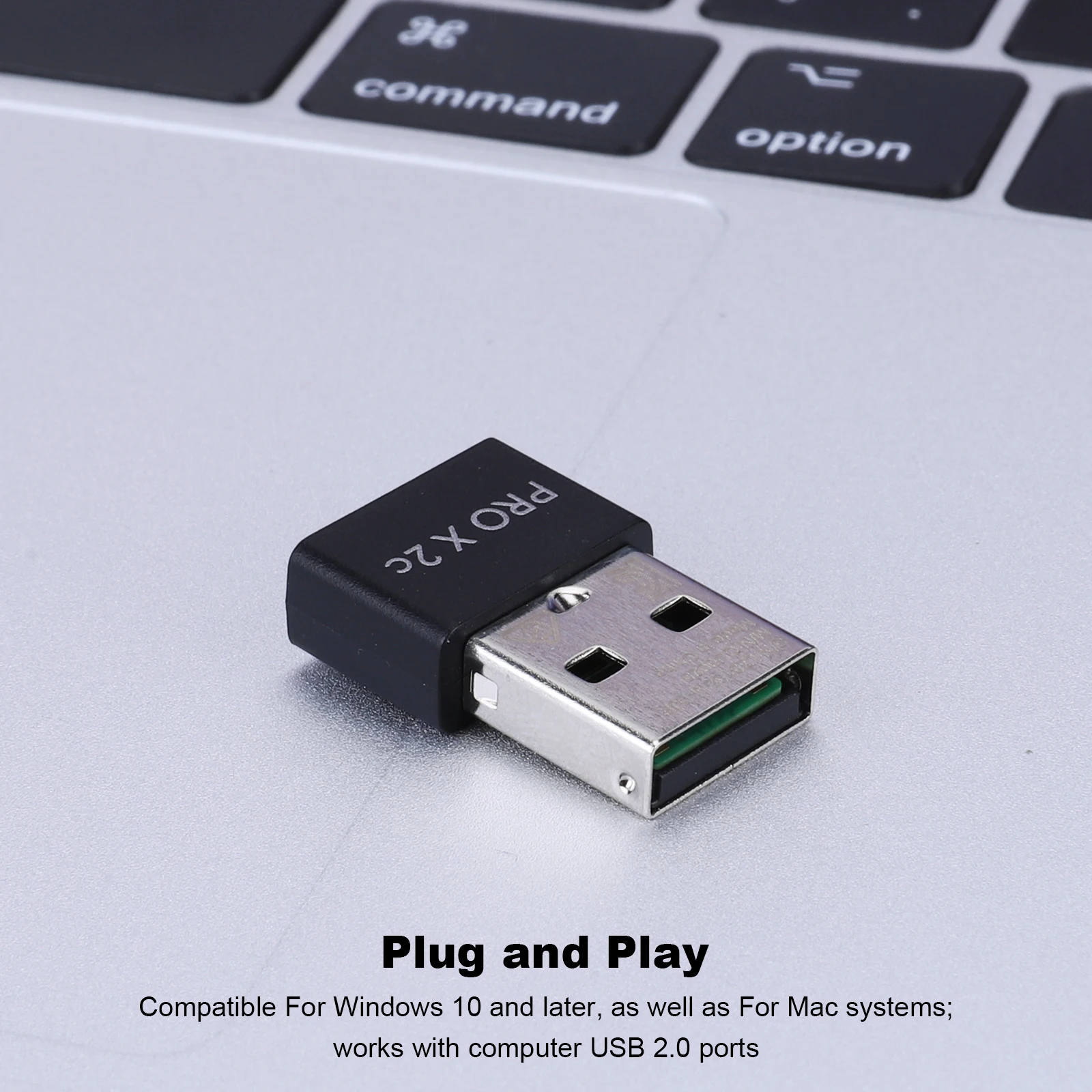 Pro X Superlight 2c 마우스용 USB 동글 마우스 수신기 어댑터 교체품 USB 수신기 경량 8000Hz 지원
