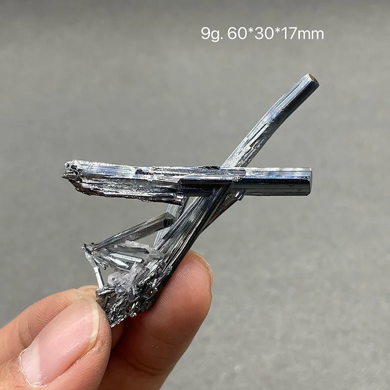 100% Natural rare Stibnite mineral specimen stones and crystals healing crystals quartz gemstones from China free shipping