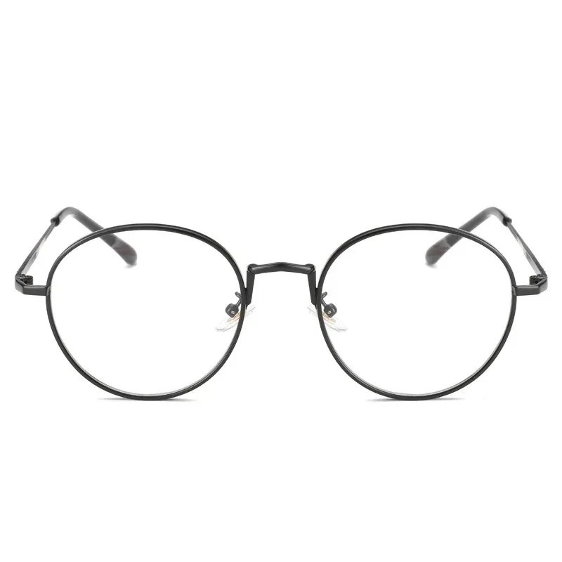 Literary Retro Eyeglasses Frames Men's Oval Women's Large Frame Gold Wire Flat Mirror Fashion Eyeglasses eyeglasses frames eyewear frames women glasses fashion eyeglasses