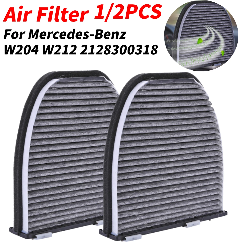 Air Filter Activated Air Filter Calm 180 Motorcycle Cooling System Carbon Fiilter Cabin for Mercedes-Benz W204 W212 2128300318