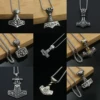 Nordic Viking Mjolnir Thor Hammer Pendant for Men Tarnish-Resistant  316L Stainless Steel Jewelry 6