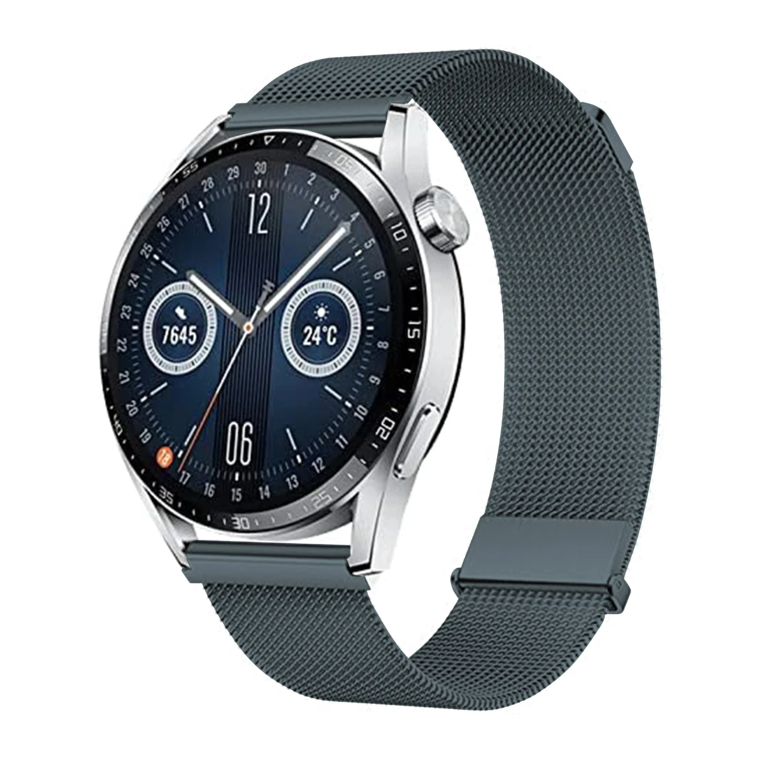 Elegant Milanese Loop Metal Strap - 18mm, 20mm, 22mm