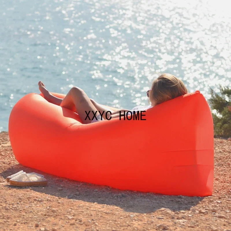 Beach Picnic Inflatable Outdoor Bean Bag Sofa Single-person Lazy Outdoor Sleeping Pad Ultralight Portable Adult Air Mattress