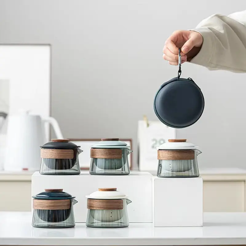 Teapot and Tea Cup Set Kit Household Tea Making Travel Tea Set Outdoor