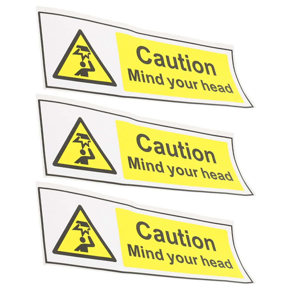 

3 шт., наклейки с надписью «Watch Your Head»