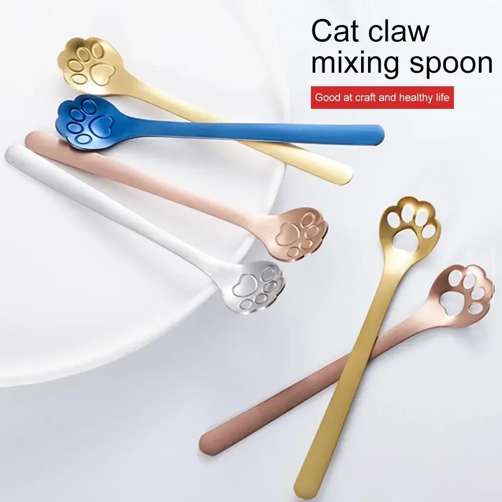 1PC 304 Stainless Steel Spoon Hollow for Ice Cream Coffee Tea Dessert Kitchen Tableware Accessories