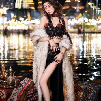 New clothing set cheongsam style national exotic desert photo