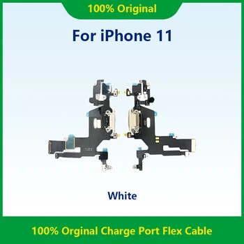 Cavo flessibile per porta caricatore USB da 1 pz per iPhone 11 connettore caricatore dock con microfono flessibile di ricambio per riparazione telefono