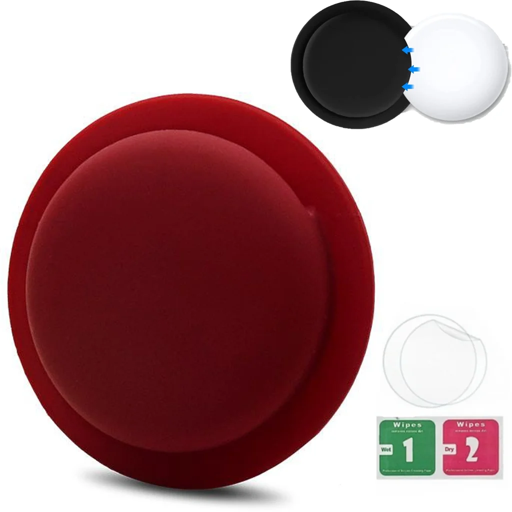 Magnetic Silicone AirTag Holder with Adhesive Sticker