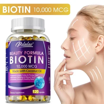 Biotin - Hair Growth Supplement, Helps Nails and Skin, Immunity, Suitable for Men and Women