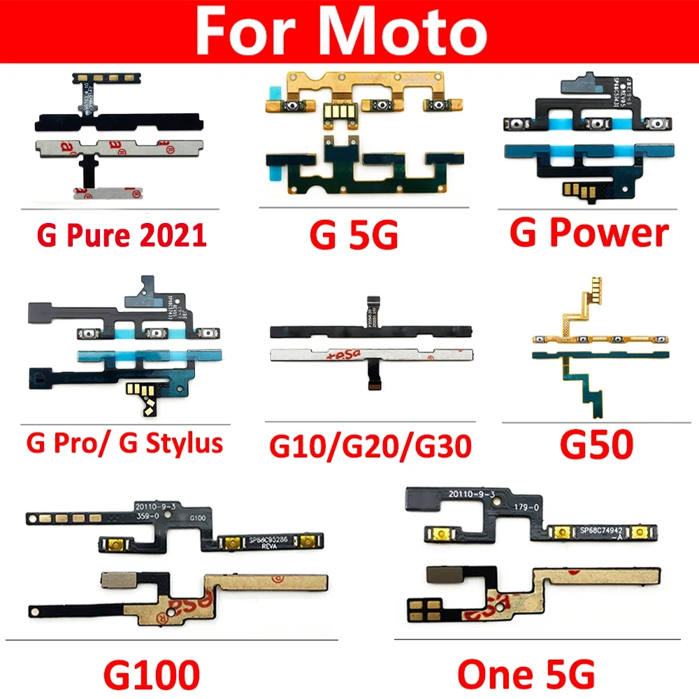Power On/Off and Volume Side Button Key Flex Replacement Part