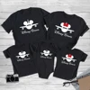 New Disney Bound Family Matching Shirts Cotton Dad Mom Kids Tees Baby Rompers Funny Mickey Minnie Airplane Disney Trip Outfits 1
