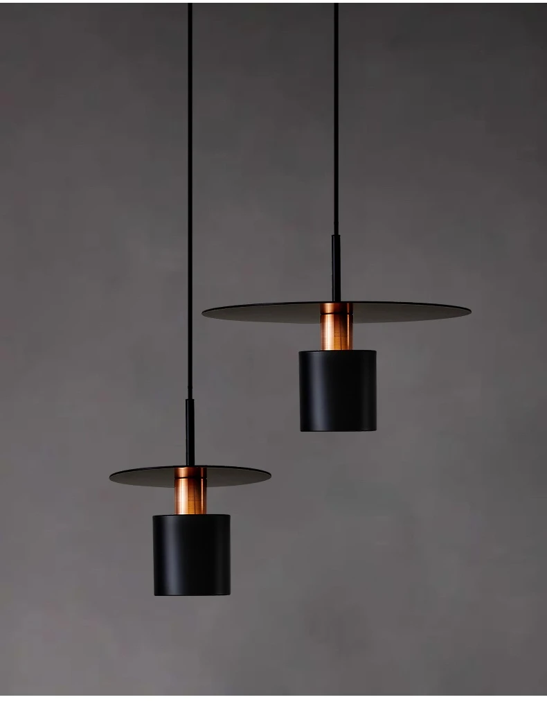 Pendant Light   Nordic Style for Creative Danish Restaurant Small Chandelier Lighting Lights in black Norway Scandinavia Scandinavian Norwegian kitchen dining home decor lamps fashion 