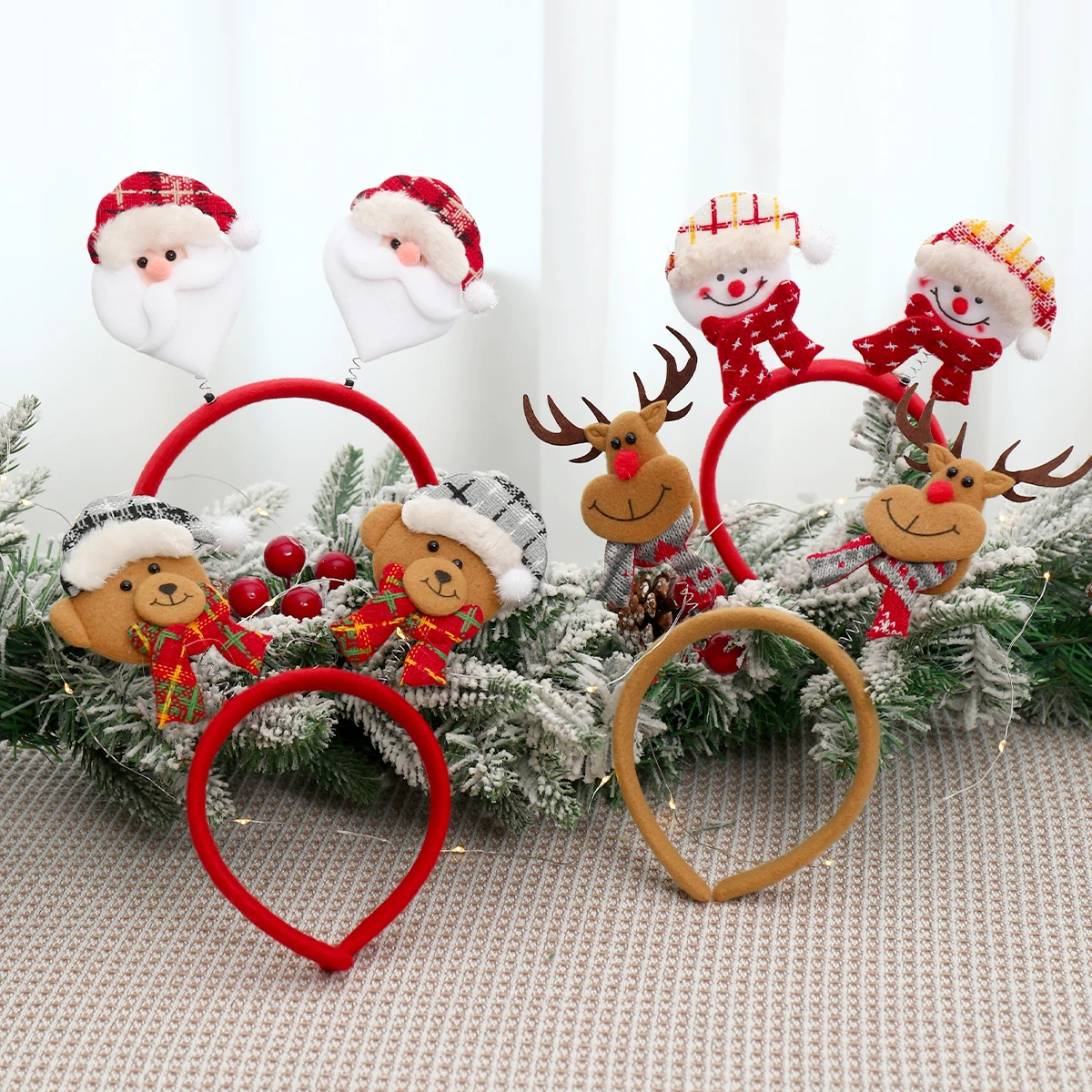 

Рождественская повязка на голову, Рождественское украшение для дома 2023, Рождественское украшение, рождественские подарки, Рождество, Рождество, Новый год 2024