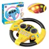 Electric Simulation Steering Wheel Toy With Light And Model Vocal Sound Simulation Toy Children's Steering Educational Whee T1A0 5