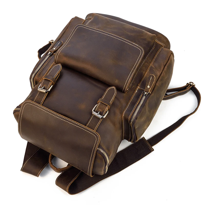 Large Premium Leather Backpack
