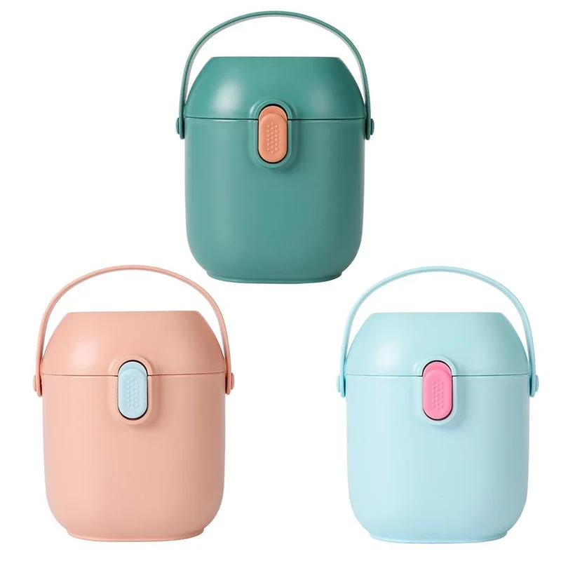 Portable Baby Food Storage Box Essential Cereal Cartoon Infant Milk Powder Box Fruit Snacks Feeding Food Storage Container storage jar,milk powder storage box,fruit puree box