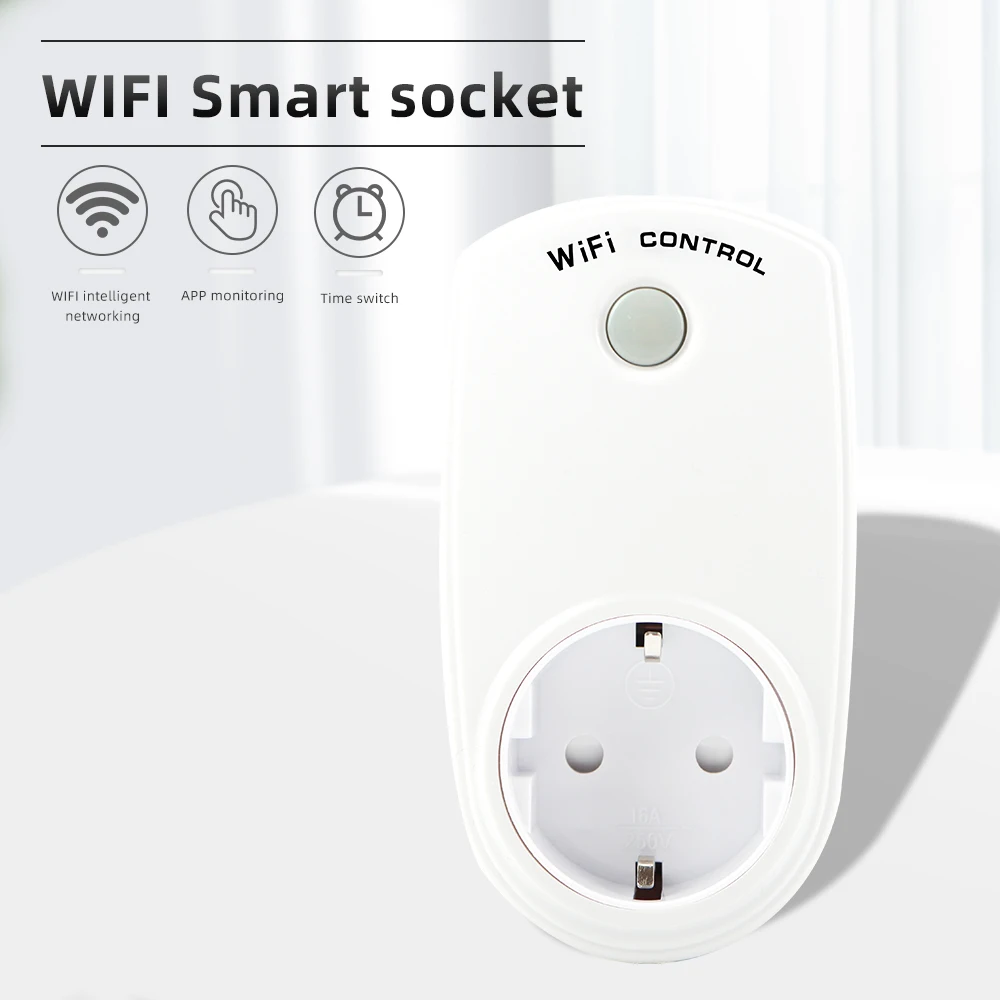 Socket Remote Control Outdoor  Outdoor Plug Wifi Smart Life - Electrical  Socket & Plugs Adaptors - Aliexpress