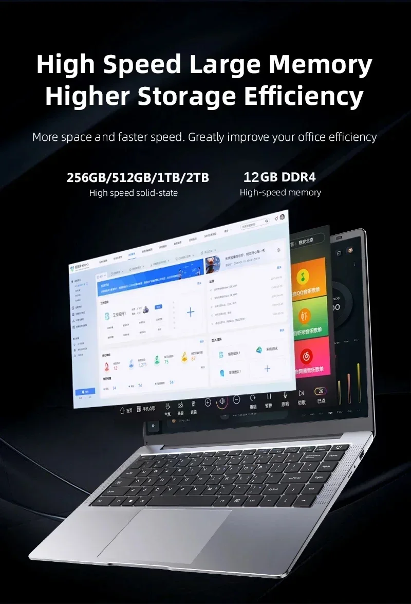 NEW Core i7-7500U laptop 12GB RAM 1/2TB SSD Portable laptops