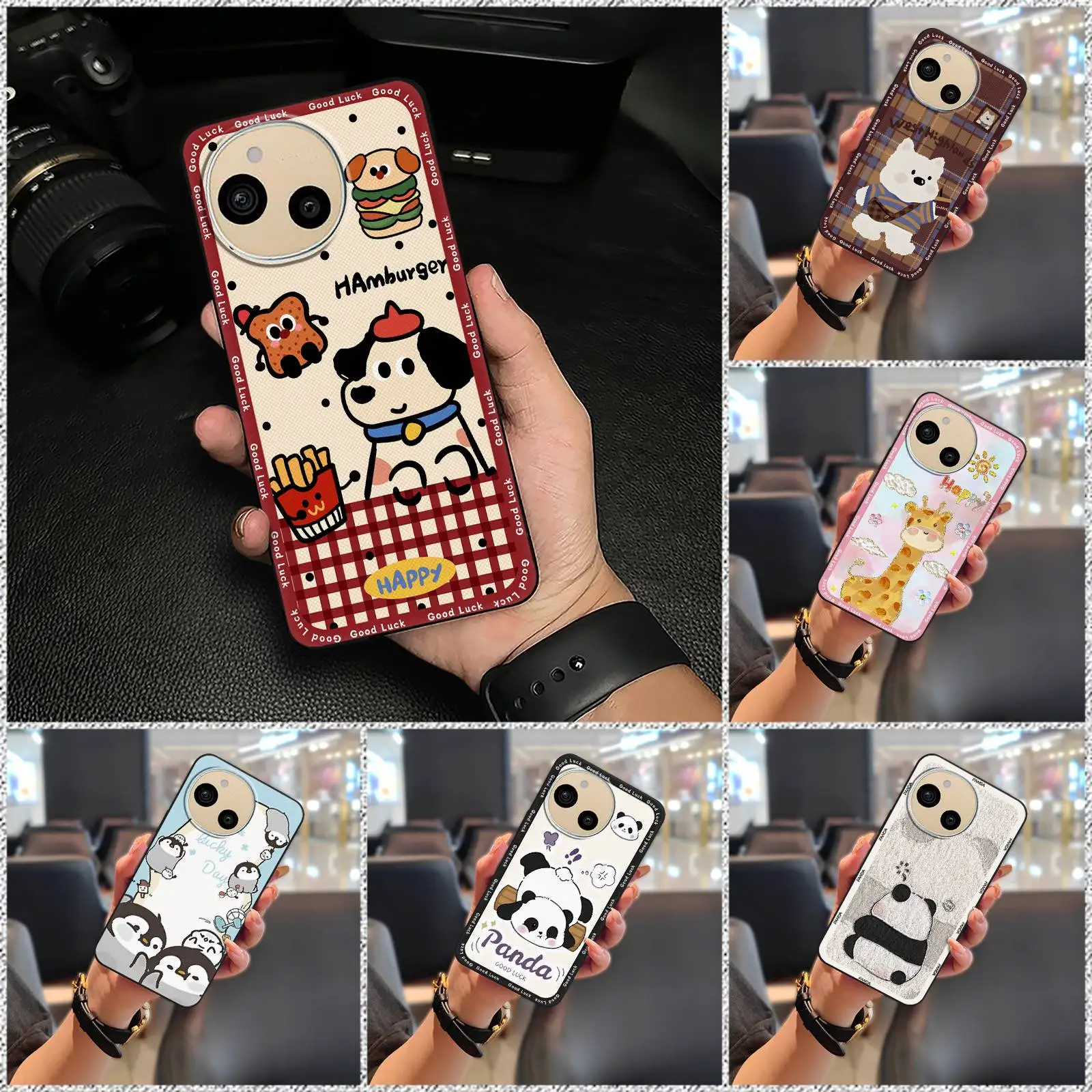 Charming Cartoon Anti-Knock Dirt-Resistant Shockproof Phone Case