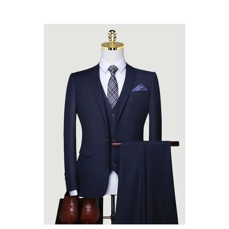 

Custom Made Groom Wedding Dress Blazer Pants Business High-end Classic Dress Trousers ZHA06-89999