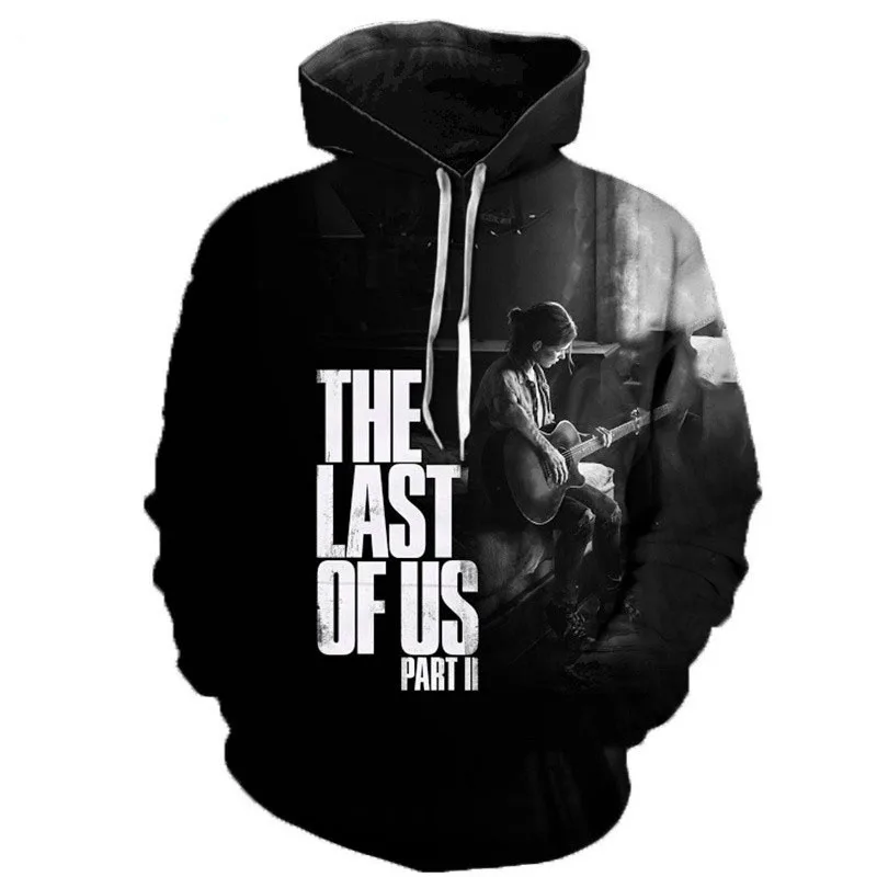 

Game The Last Of Us 3d Print Men's Laxity Hoodie Casual Oversized Pullover Fashion Popular Streetwear Trend Hip Hop Men Clothing