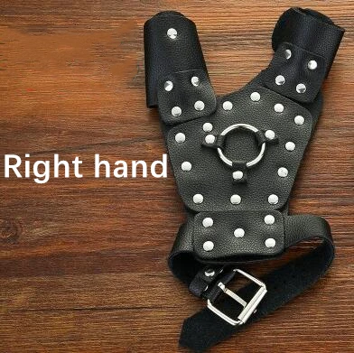 Schleuder-Schutzhandschuhe für die linke/rechte Hand, Outdoor-Jagd, Schießen, Angeln, Zubehör, neu, hohe Qualität – Detail 6